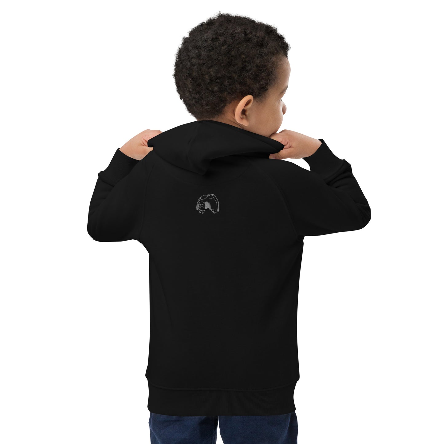 DeAndre Ivory Anti-world Christian empty tomb Kids eco hoodie