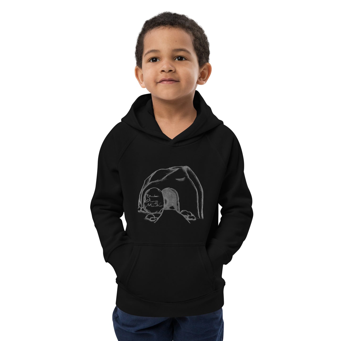 DeAndre Ivory Anti-world Christian empty tomb Kids eco hoodie