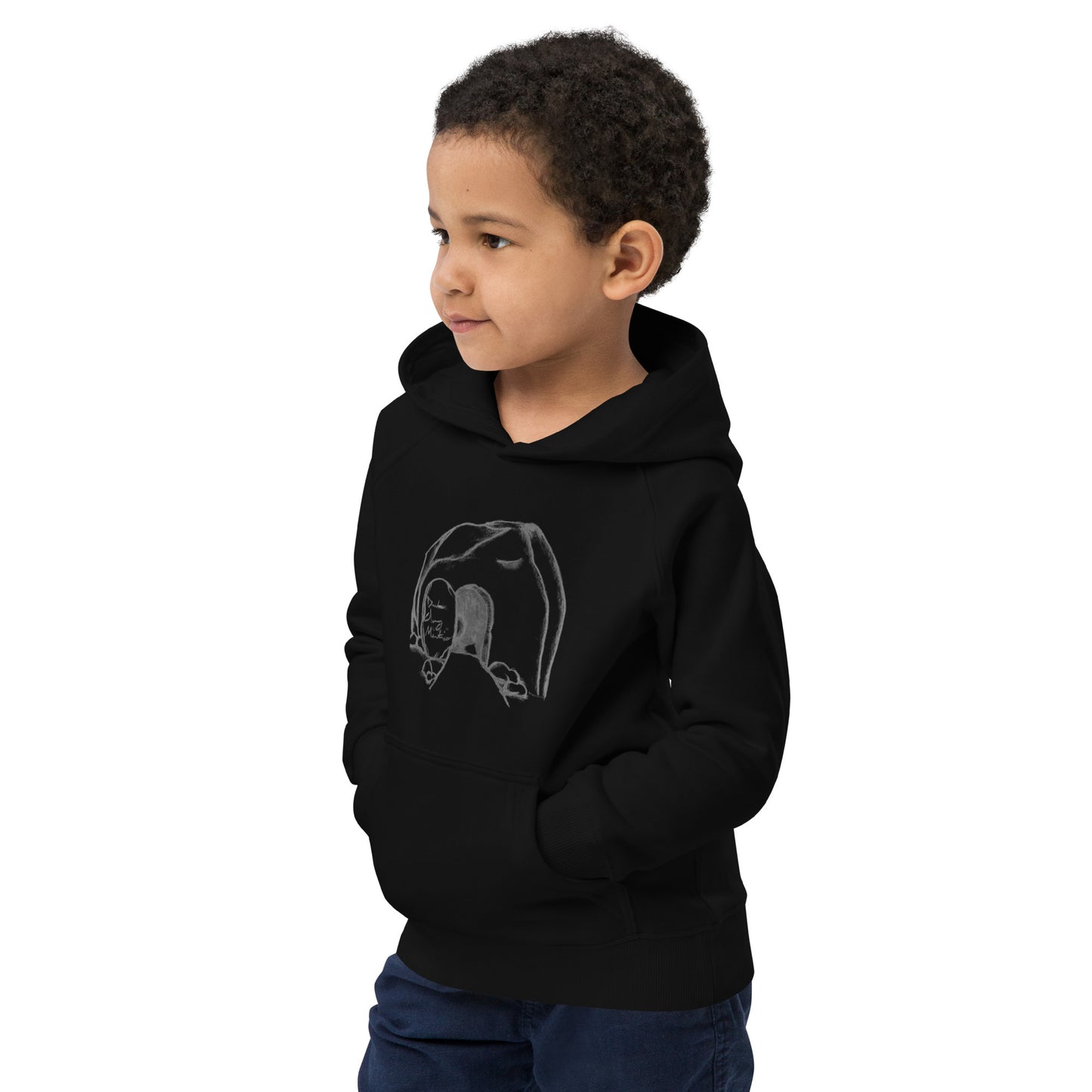 DeAndre Ivory Anti-world Christian empty tomb Kids eco hoodie