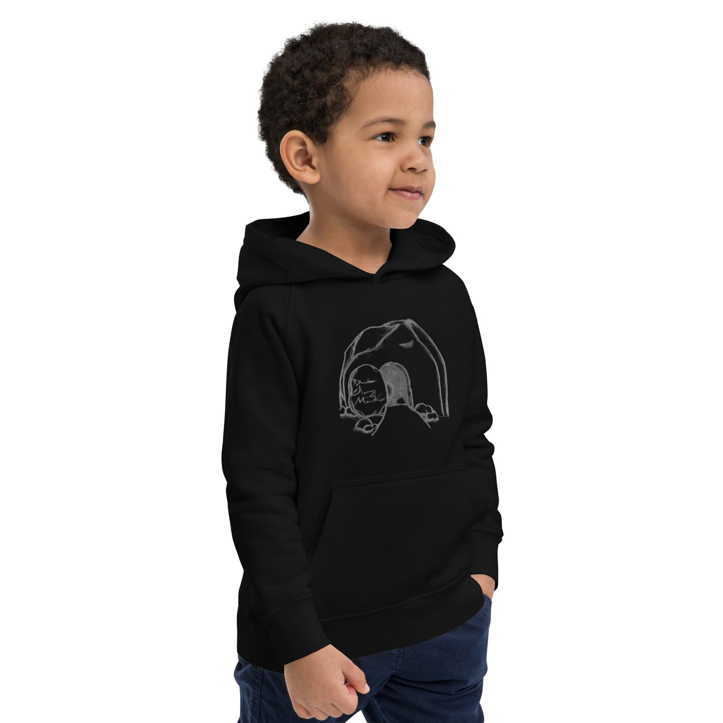 DeAndre Ivory Anti-world Christian empty tomb Kids eco hoodie